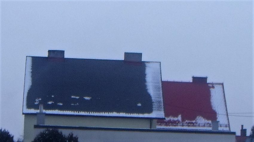 6 zjawisko wytapiania sniegu slaba izolacja